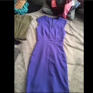 H&M knee length purple dress